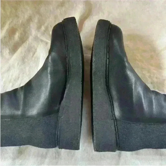 Hope By Ringstrand Soderberg Black Leather And Wool Boots Women's 37 US 6.5 EUC! - Picture 4 of 11